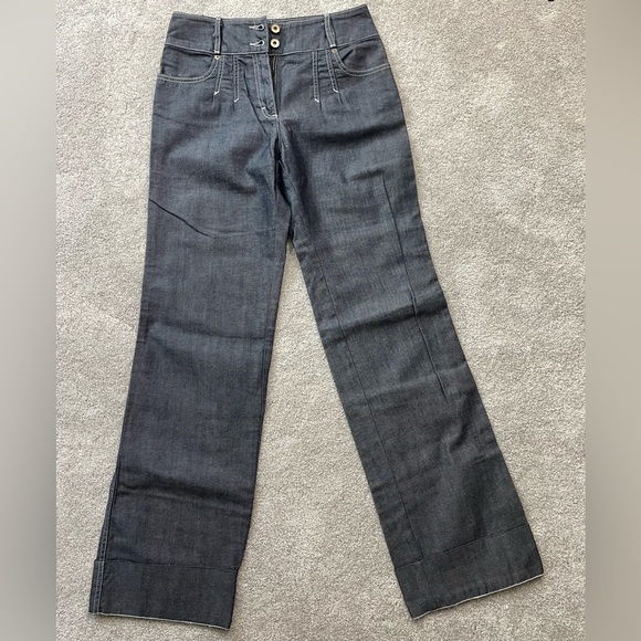 Unique Y2K D&G high waisted wide leg denim jeans size 40 - Picture 7 of 7